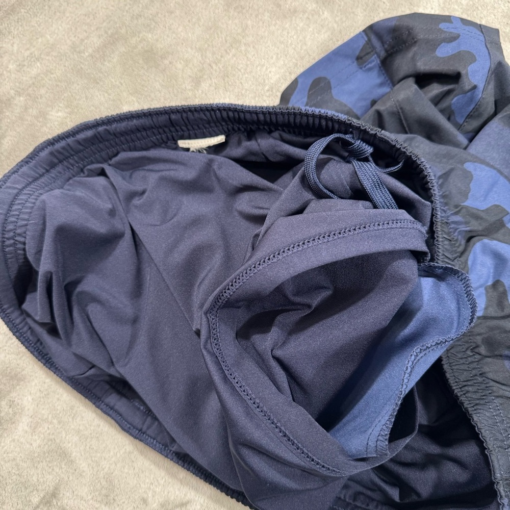 RLX Ralph Lauren Men's Navy Blue Camo Lined Vented Performance Short Size XL - Picture 5 of 8